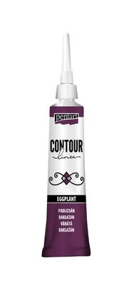 Contour liner pentart eggplant Contour liner pentart eggplant