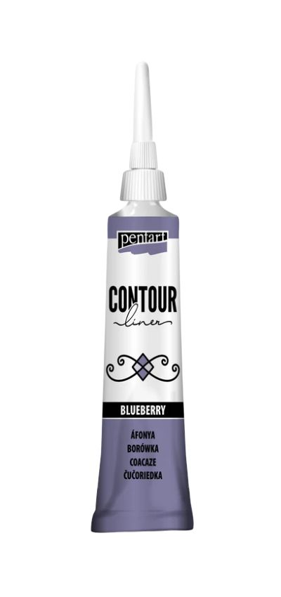 Contour liner pentart blueberry Contour liner pentart blueberry