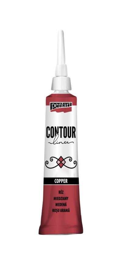 Contour liner pentart copper