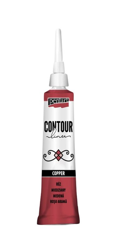 Contour liner pentart copper