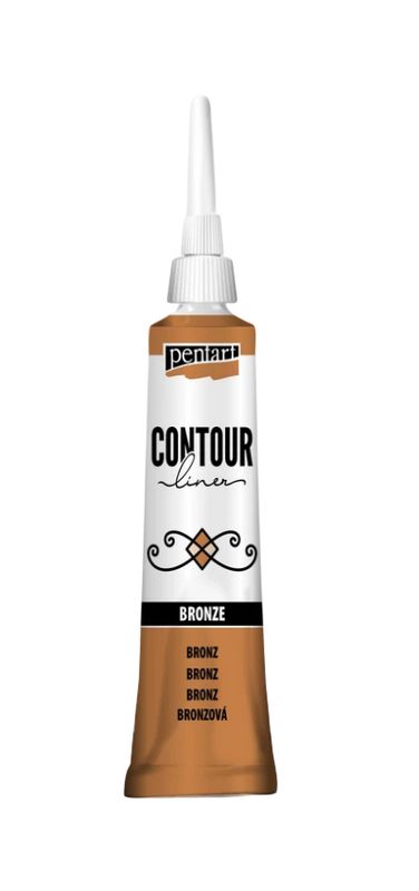 Contour liner pentart bronze