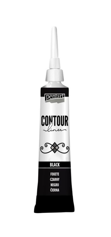 Contour liner pentart black