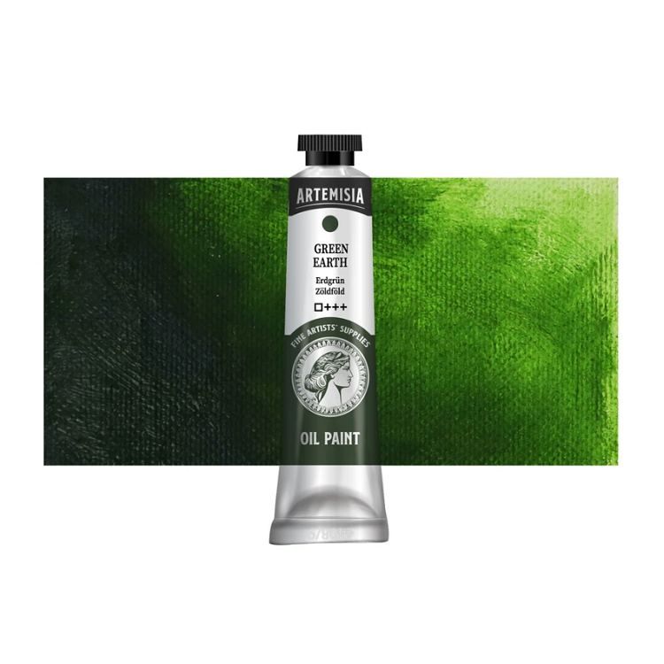 Peinture à l'huile Artemisia green earth Peinture à l'huile Artemisia green earth