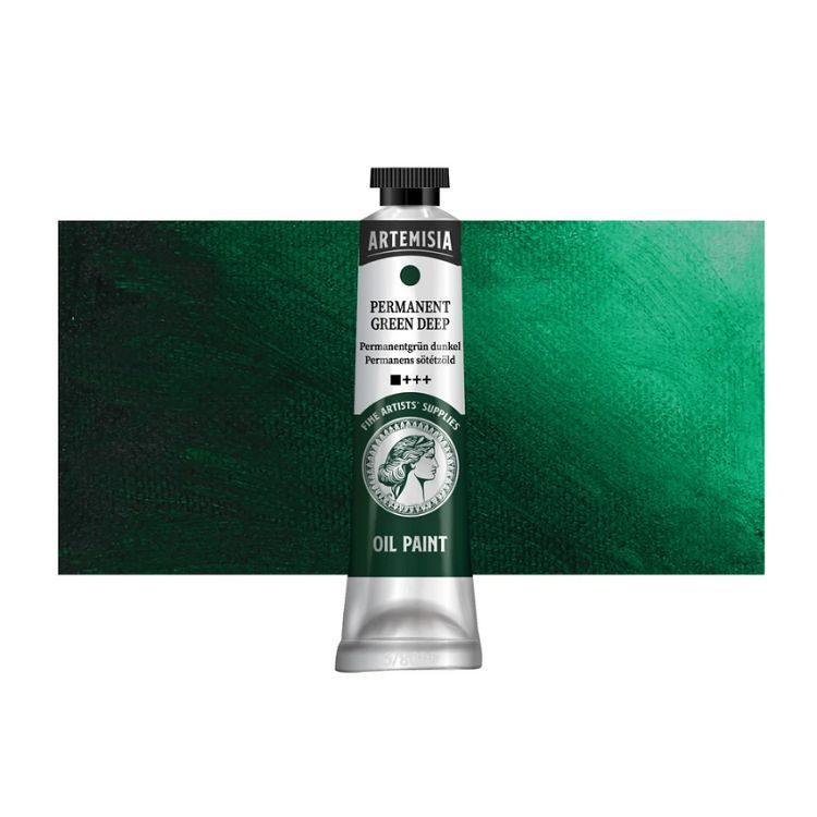 Peinture à l'huile Artemisia permanent green deep Peinture à l'huile Artemisia permanent green deep