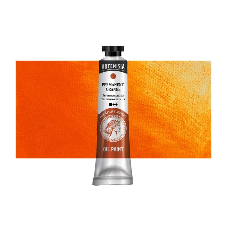 Peinture à l'huile Artemisia permanent orange Peinture à l'huile Artemisia permanent orange