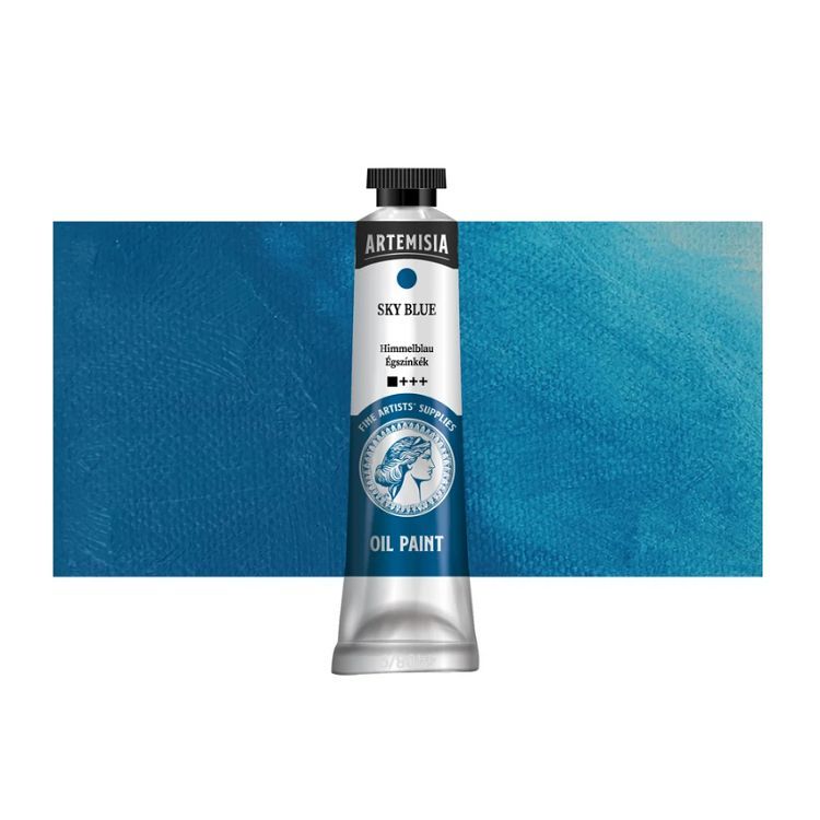 Olieverf Artemisia sky blue