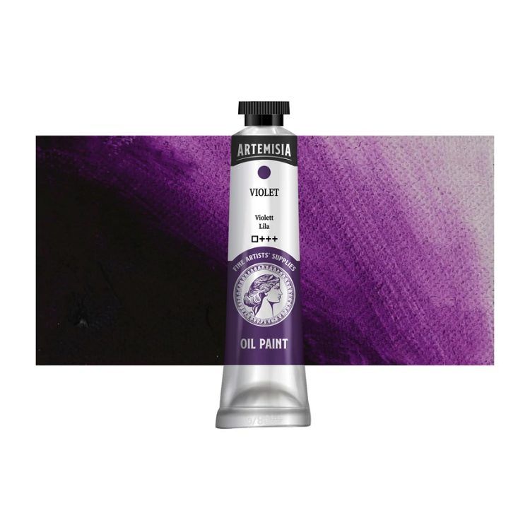 Peinture à l'huile Artemisia violet Peinture à l'huile Artemisia violet