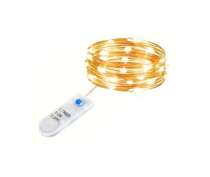 Led lamp snoertje wit 2 meter timer