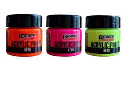Peinture acrylique néon Pentart