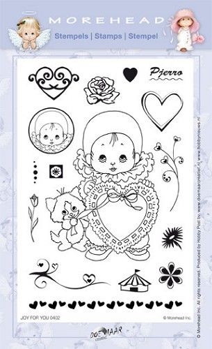 Clear stamps Morehead pierrot