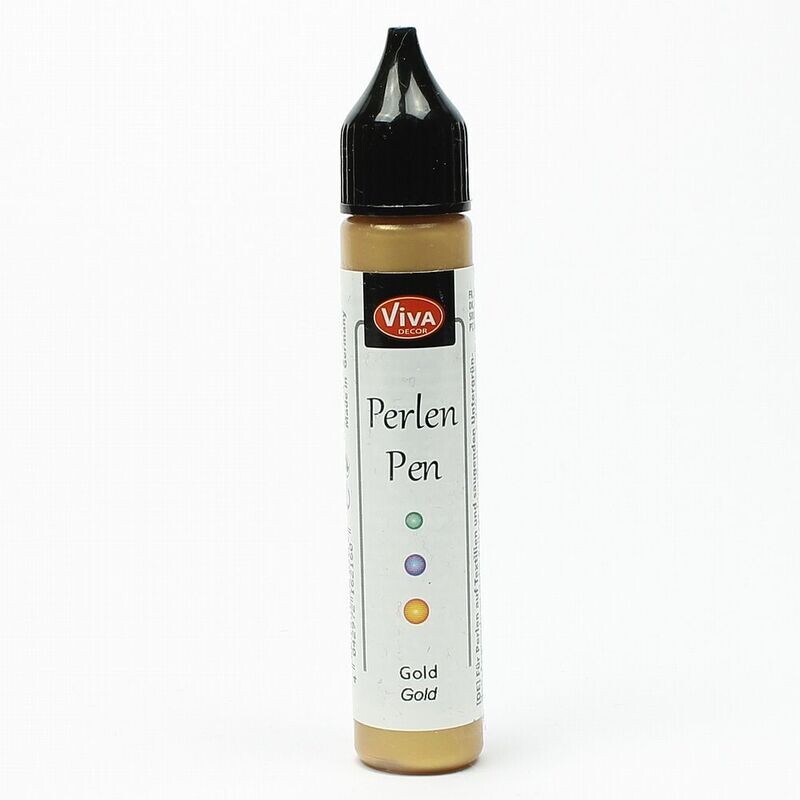 Perlen pen gold