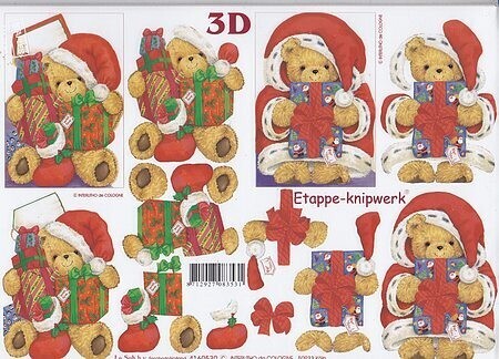 3d feuille Noël