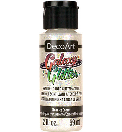 Galaxy glitter clear ice comet Galaxy glitter clear ice comet