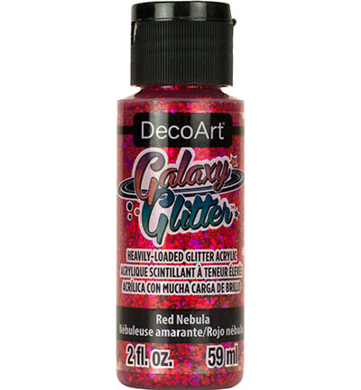 Galaxy glitter Red Nebula Galaxy glitter Red Nebula