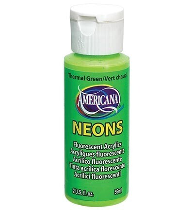 DecoArt Americana Neons Thermal green