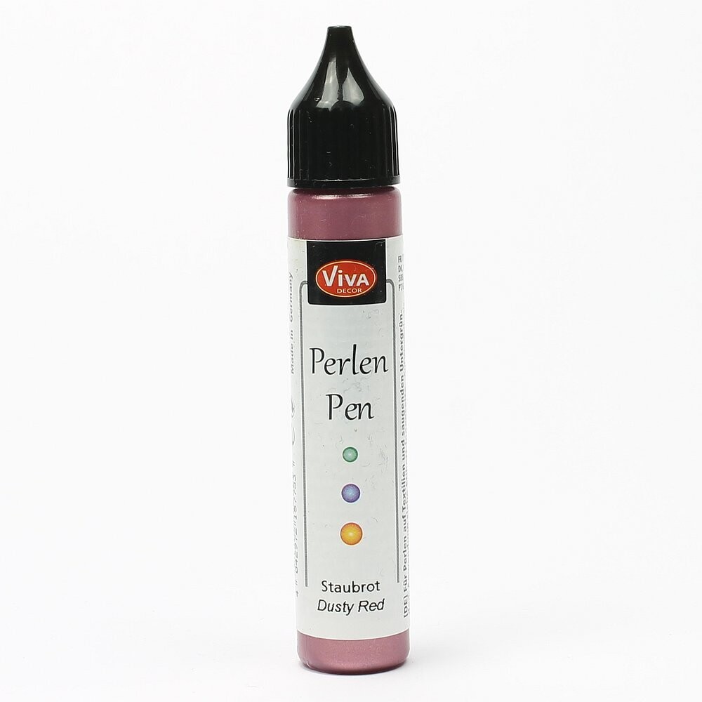 Perlen pen Dusty red