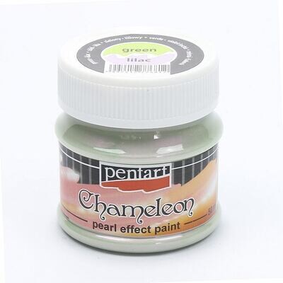 Peinture acrylique nacrée caméléon green lila
