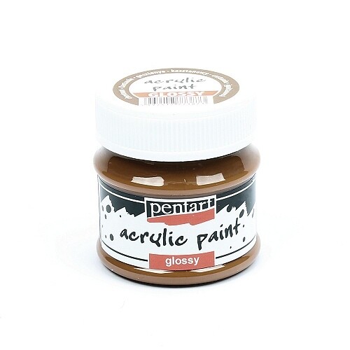 Pentart acrylic paint glossy chestnut Pentart acrylic paint glossy chestnut