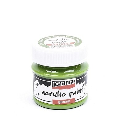 Pentart acrylic paint glossy olive Pentart acrylic paint glossy olive