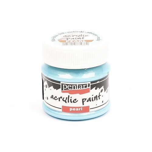 Pentart acrylic paint pearl blue Pentart acrylic paint pearl blue