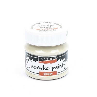 Pentart acrylic paint glossy beige