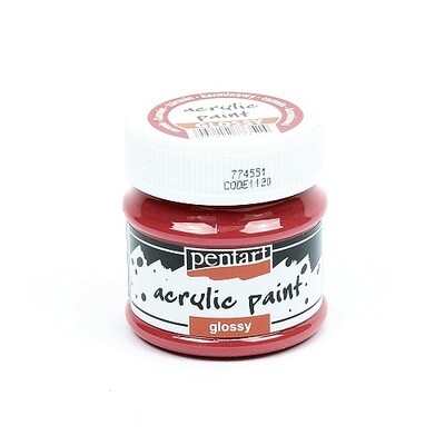 Pentart acrylic paint glossy carmin Pentart acrylic paint glossy carmin