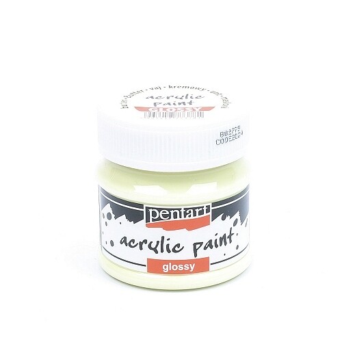 Pentart acrylic paint glossy butter