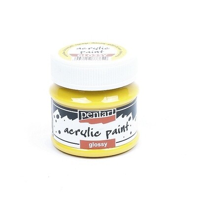 Pentart acrylic paint glossy sun yellow Pentart acrylic paint glossy sun yellow