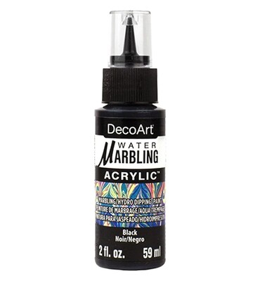 Water marbling paint DecoArt black Water marbling paint DecoArt black