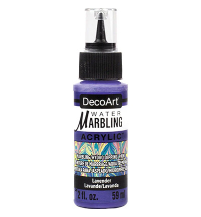 Water marbling paint DecoArt lavender Water marbling paint DecoArt lavender