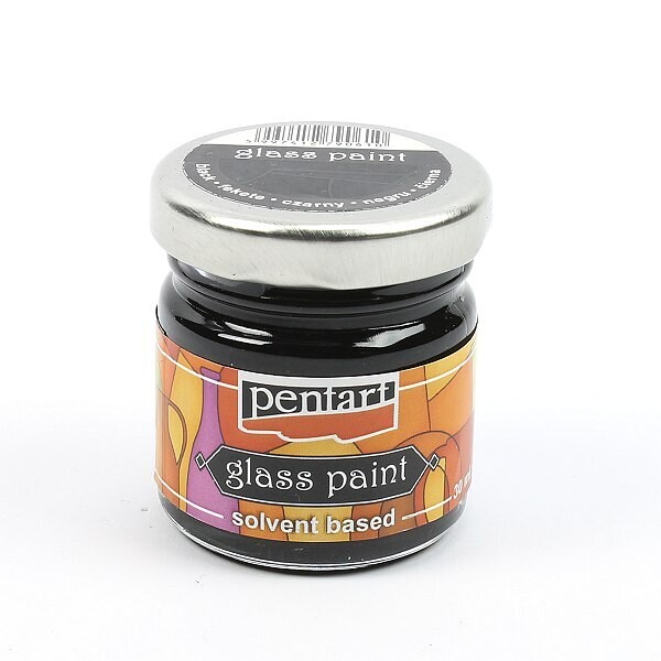 Pentart Glass paint black Pentart Glass paint black