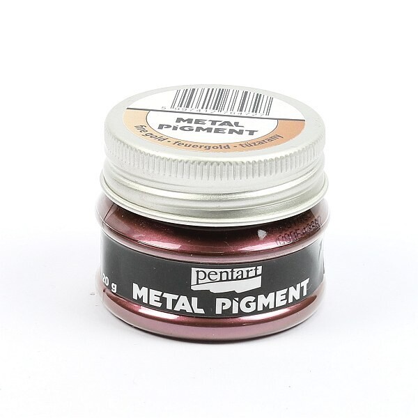 Metal pigment fire gold