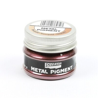 Metal pigment fire gold