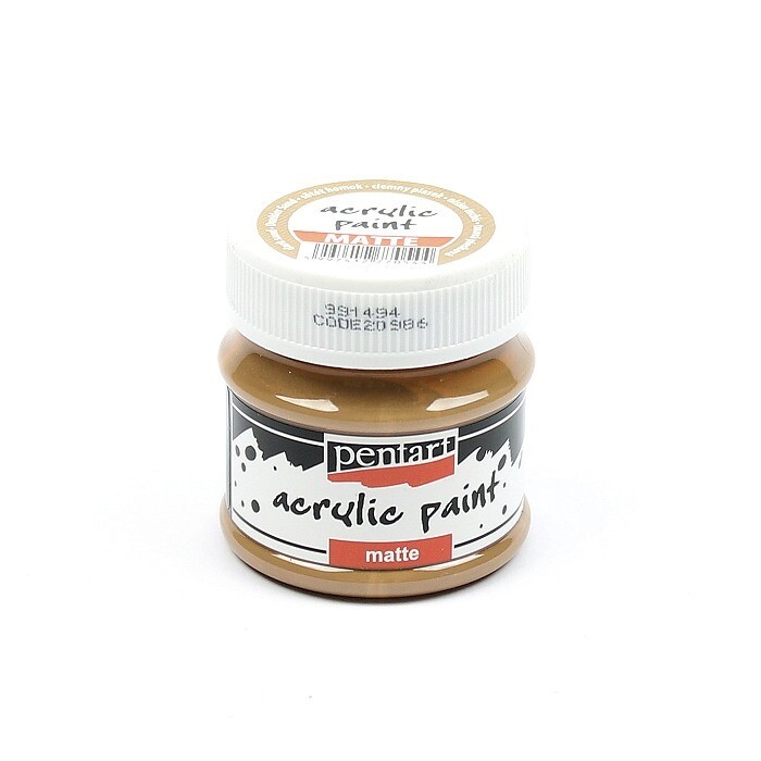 Pentart acrylic paint matte dark sand