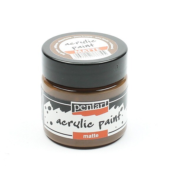 Pentart acrylic paint matte light brown
