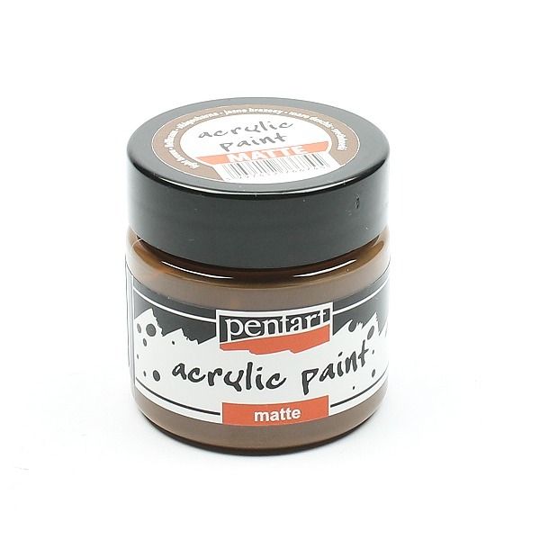 Pentart acrylic paint matte light brown