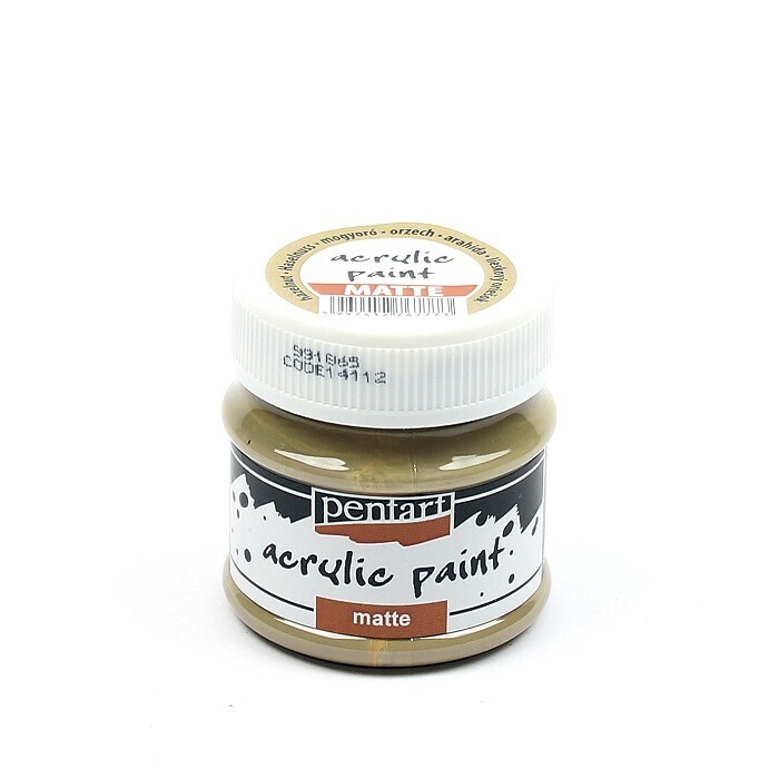 Pentart acrylic paint matte hazelnut