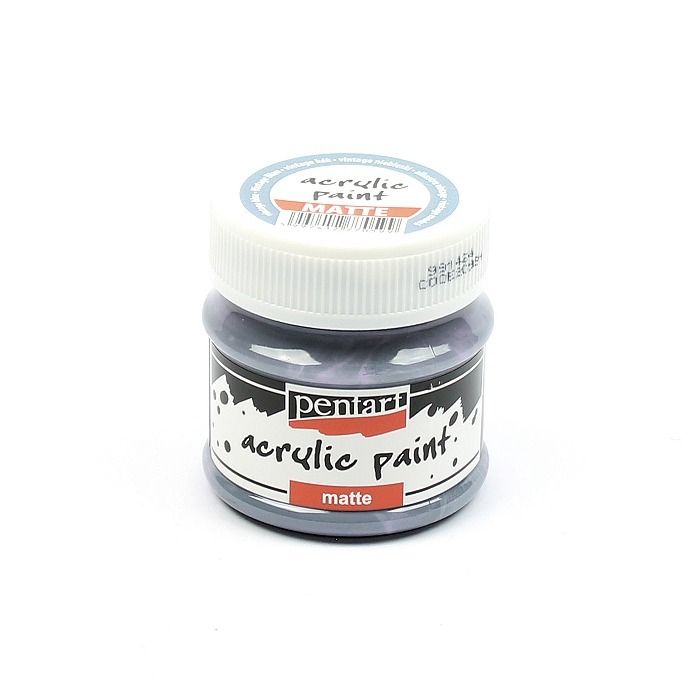 Pentart acrylic paint matte vintage blue