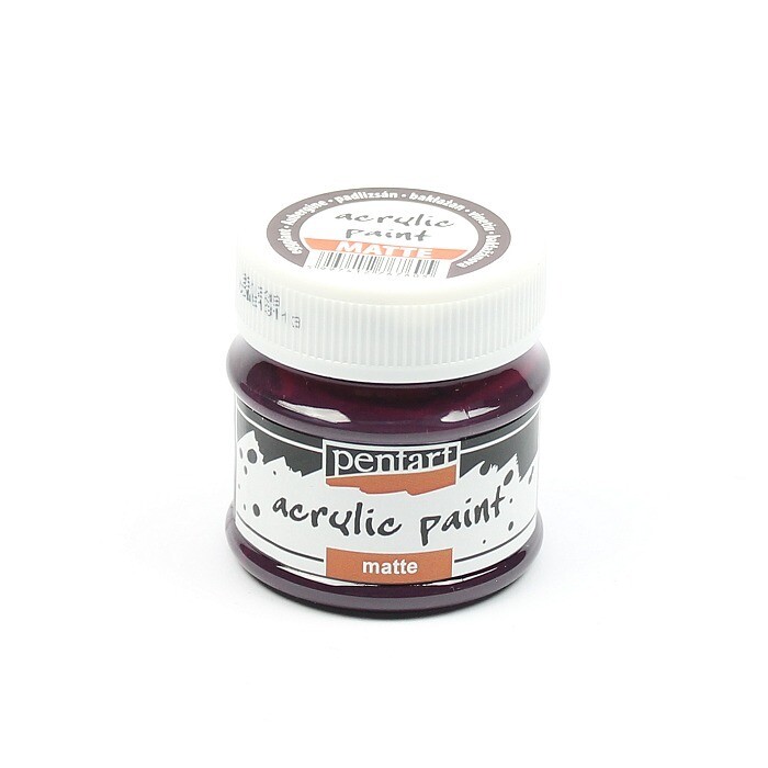 Pentart acrylic paint matte eggplant