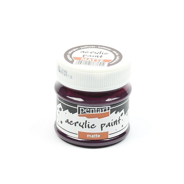 Pentart acrylic paint matte eggplant