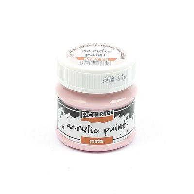 Pentart acrylic paint matte rose
