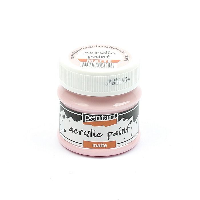 Pentart acrylic paint matte rose