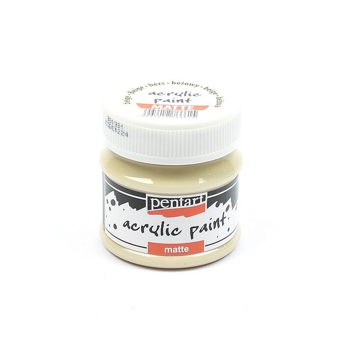 Pentart acrylic paint matte beige