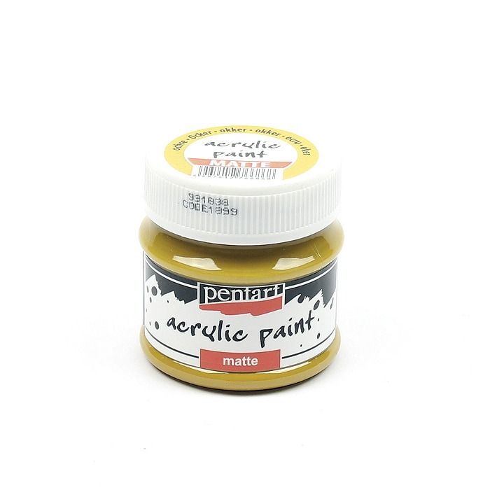 Pentart acrylic paint matte ochre