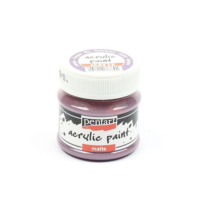 Pentart acrylic paint matte purple