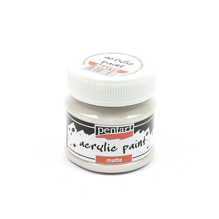 Pentart acrylic paint matte country-rose