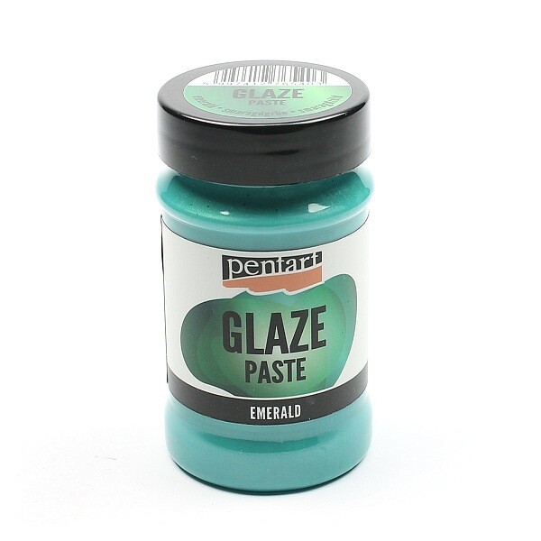 Glaze paste emerald