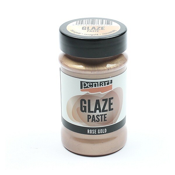 Glaze paste rose gold