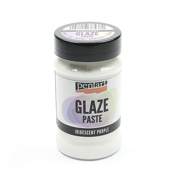 Glaze paste iridescent purple