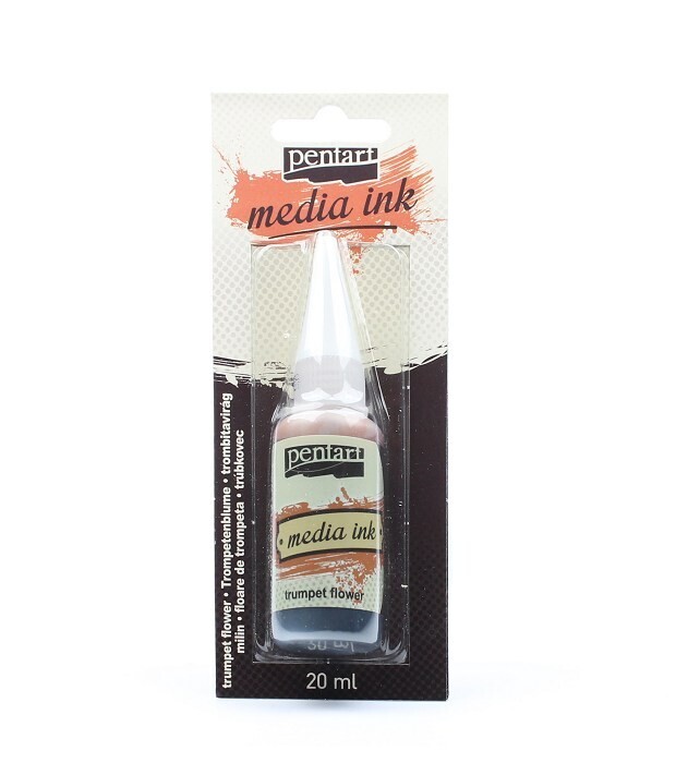 Media ink trumpet flower